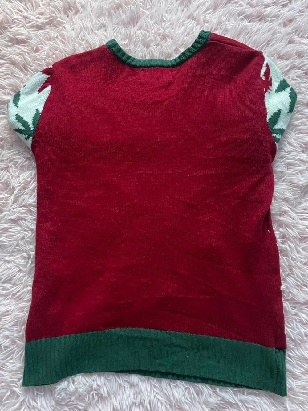 Spencer's Red and Green Holiday Sweater